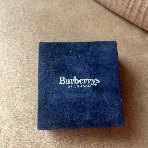 Vintage Burberry Plaid Tie Clip and Cufflinks - Picture 8 of 8